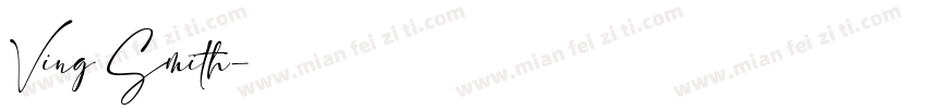 Ving Smith字体转换